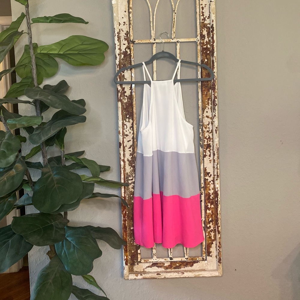Color-block Swing Dress - Picture 2 of 2